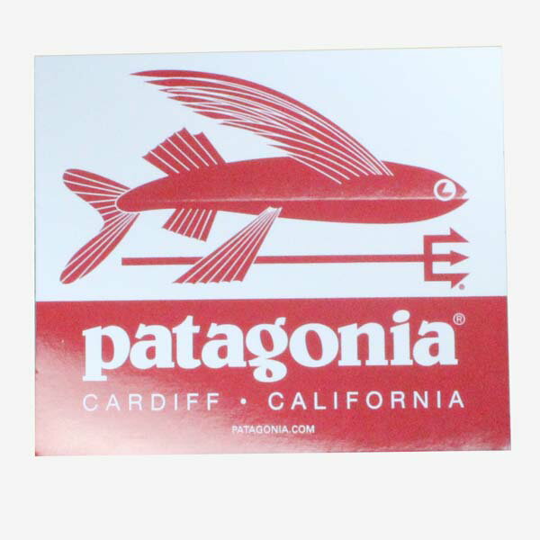 樂天商城 - 【マニア・コレクター】訳有 パタゴニア ステッカー カーディフ トライデントフィッシュ PATAGONIA CARDIFF STICKER CA USA アメリカ 店舗限定 シール 飛魚 海外