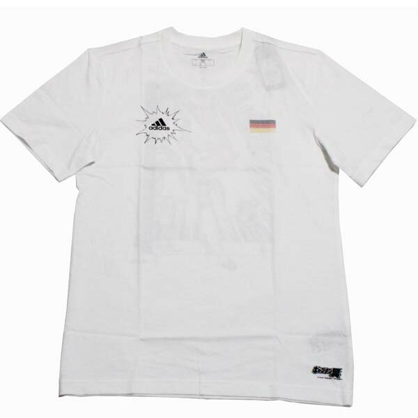 アディダス キャプテン翼 ドイツ代表 半袖 Tシャツ 白 FQ7638 ADIDAS TSUBASA GERMANY TEE サッカー キャプツバ 高橋陽一 ネコポス 新品