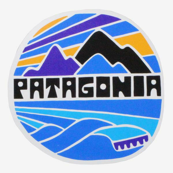 パタゴニア フィッツロイ ライツ ステッカー 海外版 Patagonia FITZROY RIGHTS STICKER シール デカール ネコポス キャンプ カスタム 新品