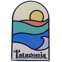 【期間限定ポイント3倍】訳有 パタゴニア サンセット セッツ ステッカー 海外版 PATAGONIA Sunset Sets STICKER 波 太陽 シール カスタム デコ 新品 ネコポス