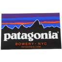 【期間限定ポイント10倍】訳あり パタゴニア ステッカー バワリー ニューヨーク 旧 PATAGONIA BOWERY NYC ご当地 NEW YORK フィッ...