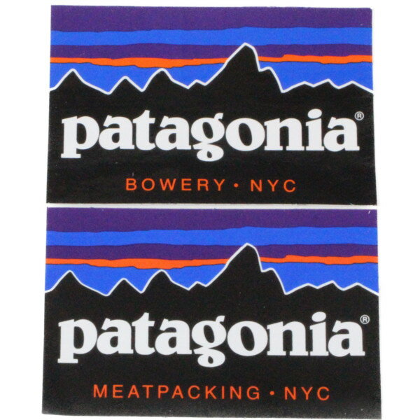 訳あり パタゴニア ステッカー ニューヨーク 2種セット ミートパッキング バワリー PATAGONIA MEATPACKING SET シール アメリカ NYC 新品