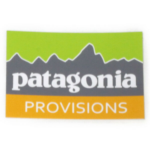 訳あり パタゴニア プロビジョンズ キャンペーン ステッカー ミニ 黄 Patagonia PROVISIONS シール デカール 非売品 稀少 ネコポス 新品