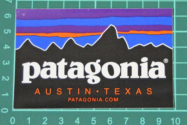 エムズカンパニーの【マニア・コレクター】訳有 パタゴニア ステッカー オースティン テキサス PATAGONIA AUSTIN TEXAS ご当地 アメリカ USA 州 フィッツロイ シール 海外 店舗 限定｜アングル2