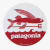 訳ありパタゴニアトライデントフィッシュステッカー2009年Ver丸PATAGONIATRIDENTFISHフライング飛魚円波シールサーフ新品
