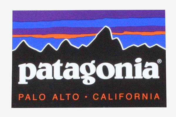 【マニア・コレクター】訳有 パタゴニア ステッカー パロアルト カリフォルニア 一列 PATAGONIA PALO A..