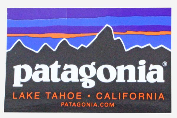 【期間限定ポイント10倍】訳有 パタゴニア ステッカー レイク タホ カリフォルニア PATAGONIA LAKE TAHOE FITZROY ご当地 アメリカ USA CA フィッツロイ シール 海外