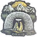 【期間限定ポイント3倍】訳有 オービス ステッカートラウト ORVIS STICKER TROUT シール ブラウン フライ フィッシング 鱒 リール FLY FISHING アメリカ USA 魚 釣