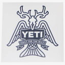 訳あり イエティ ステッカー YETI BUILT FOR THE WILD STICKER 1 シール デカール クーラー タンブラー アウトドア チューン ネコポス 新品