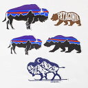 【期間限定ポイント10倍】訳あり パタゴニア ステッカー 5種セット PATAGONIA STICKERS SET ベアヘブン 熊 フィッツロイ ノルディック ...