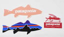 【期間限定ポイント10倍】訳あり パタゴニア ステッカー 3種セット PATAGONIA STICKERS SET フィッツロイ レッドドラム 魚 ハワイ ホノルル フィッシュ シール 新品(4)