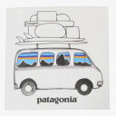 【期間限定ポイント3倍】訳有り パタゴニア フィッツロイ サーフバン キャンペーン ステッカー Patagonia FITZROY SURF VAN 車 シール 非売品 稀少 ネコポス 新品