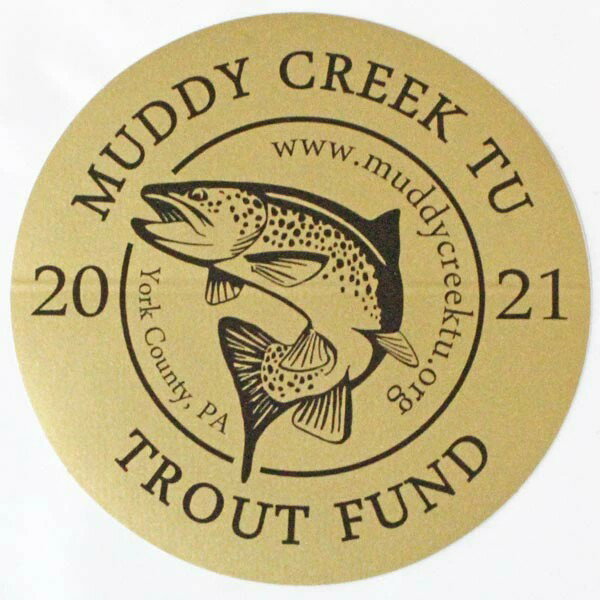 乐天商城 - 【期間限定ポイント10倍】マッディクリーク 2021 ステッカー Trout Unlimited MUDDY CREEK TU STICKER トラウト アンリミテッド ファンド FUND シール 魚 鱒 釣 新品