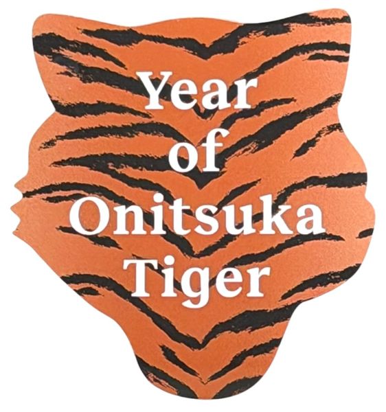 乐天商城 - 【期間限定ポイント10倍】訳有 オニツカタイガー ステッカー YEAR OF ONITSUKA TIGER STICKER アシックス ASICS 鬼塚 シール コレクション ノベルティ 企業物 トラ