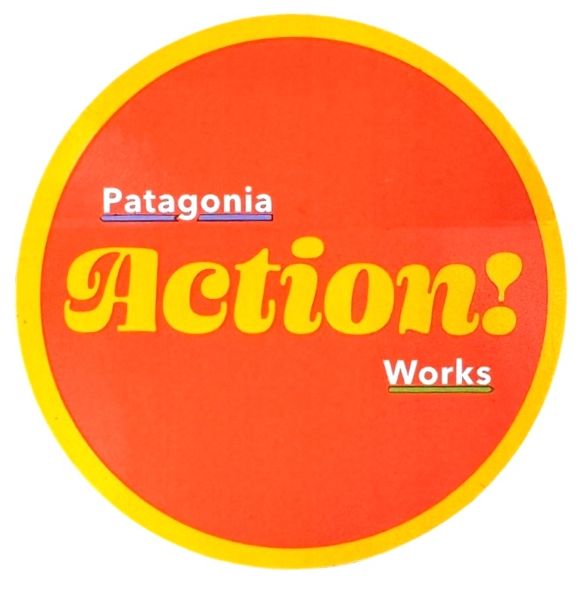 樂天商城 - 【マニア・コレクター】訳有 パタゴニア アクションワークス キャンペーン ステッカー 丸 PATAGONIA ACTION WORKS STICKER 海外 USA コレクション シール デカール
