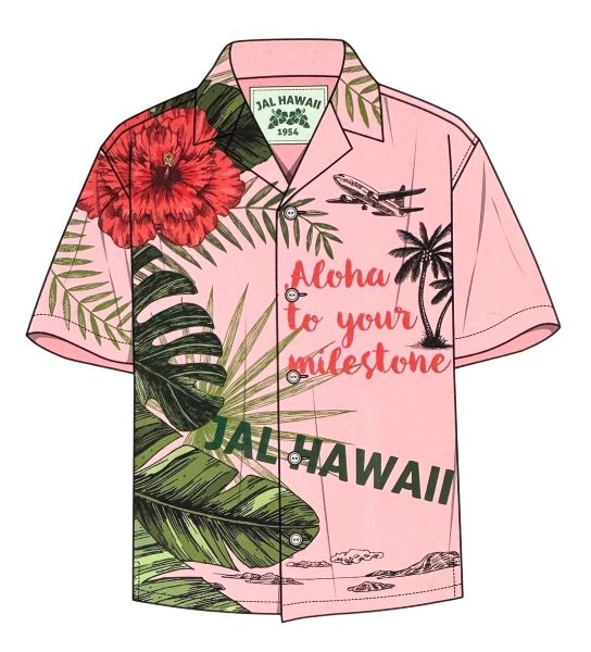 樂天商城 - 【期間限定ポイント10倍】日本航空 ジャル ハワイ キャンペーン アロハシャツ ステッカー JAL HAWAII ALOHA STICKER 航空機 ジェット 旅行 シール コレクション デコ