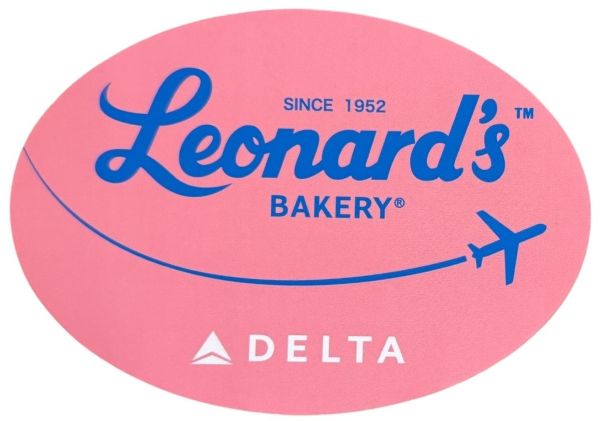 【期間限定ポイント10倍】デルタ航空 レナーズ ベーカリー コラボ ステッカー DELTA LEONARD'S BAKERY STICKER 飛行機 旅客機 航空機 シール コレクション ハワイのサムネイル