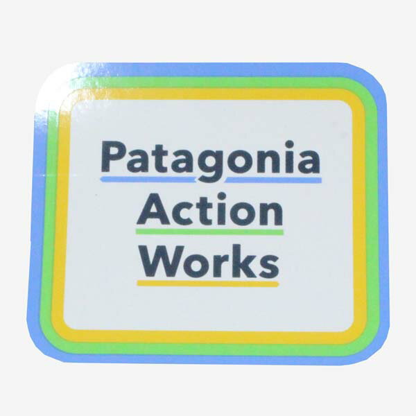 樂天商城 - 【マニア・コレクター】パタゴニア アクションワークス キャンペーン ステッカー PATAGONIA ACTION WORKS STICKER 非売品 海外 コレクション シール デカール 新品