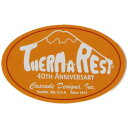 サーマレスト 四十周年記念 ステッカー オレンジ THERMAREST 40TH ANNIVERSARY STICKER 橙 シール コレクション マット キャンプ コット