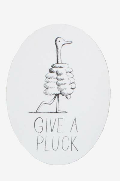 パタゴニア トレーサブルダウン キャンペーン ステッカー Patagonia GIVE A PLUCK STICKER シール デカ..