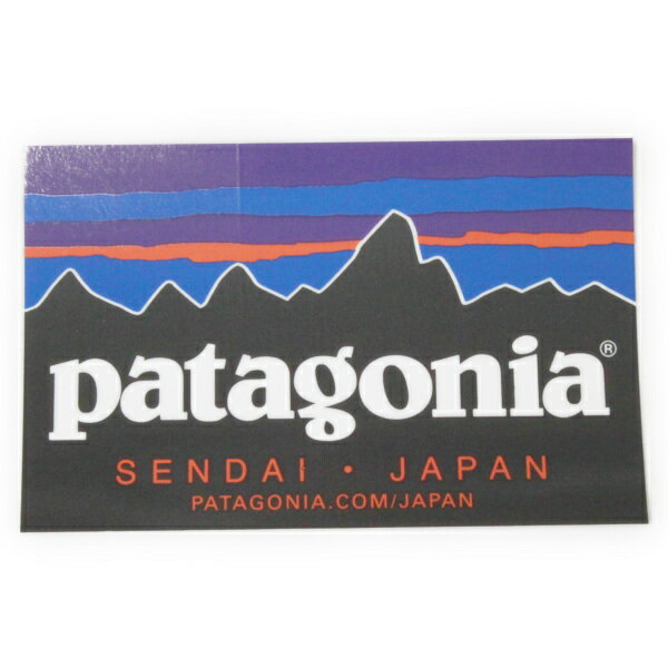 訳あり パタゴニア ステッカー 仙台 ジャパン PATAGONIA SENDAI JAPAN 東北 店 店舗 ご当地 フィッツロイ シール デカール ネコポス 新品