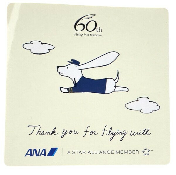 樂天商城 - 希少 ANA 創立 60周年記念 ステッカー 全日空 60TH アニバーサリー STICKER 飛行機 航空機 収集 シール デカール コレクション 新品