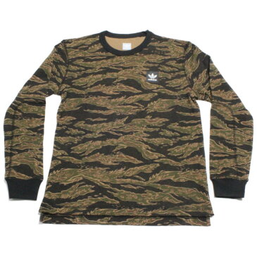 アディダス スケートボーディング カモ サーマル ロンT DH6655 ADIDAS SKATE BOARDING CAMO THERMAL タイガー 迷彩 カモフラ オリジナルス 新品