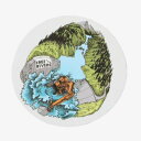 【期間限定ポイント10倍】パタゴニア ブルーハート キャンペーン ステッカー 2 Patagonia BLUE HEART ダム DAM 円形 丸 シール デカール 非売品 稀少 ネコポス 新品