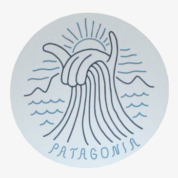 パタゴニア シャカ ウェーブ ステッカー Patagonia SHAKA WAVE STICKER 波 シール デカール メール便 同梱可 新品