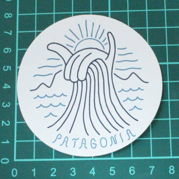 パタゴニア シャカ ウェーブ ステッカー Patagonia SHAKA WAVE STICKER 波 シール デカール メール便 同梱可 新品