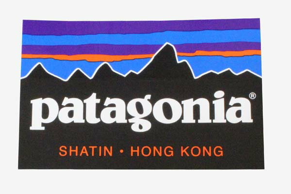 パタゴニア ステッカー シャティン SHATIN 沙田 香港 PATAGONIA HONG KONG シール デカール フィッツロイ 海外 中国 店舗限定 ご当地 新品