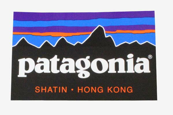 【期間限定ポイント10倍】パタゴニア ステッカー シャティン SHATIN 沙田 香港 PATAGONIA HONG KONG シール デカール フィッツロイ 海外 中国 店舗限定 ご当地 新品