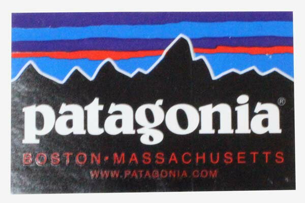 訳あり 廃番 旧 パタゴニア ステッカー ボストン マサチューセッツ PATAGONIA BOSTON MASSACHUSETTS WWW ご当地 フィッツロイ シール 新品