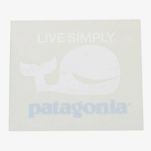 樂天商城 - 訳有 パタゴニア リブシンプリー ステッカー PATAGONIA LIVE SIMPLY STICKER ジェフ マクフェトリッジ くじら 鯨 コレクション シール 新品