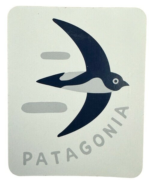 Rakuten - 【マニア・コレクター】訳有 海外版 パタゴニア ステッカー グラナイト スウィフト PATAGONIA GRANITE SWIFT STICKER 燕 ツバメ 鳥 紙製 コレクション シール 新品