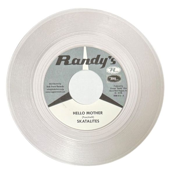 SKATALITES HELLO MOTHER ANDY & JOEY MY LOVE 7インチ カラー盤 レコード RANDY'S スカタライツ Allan..
