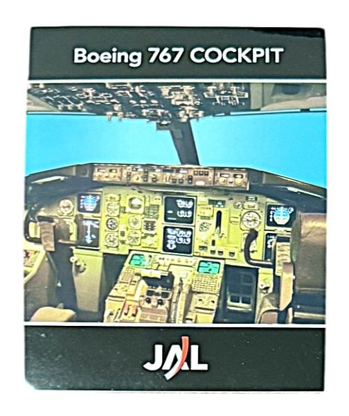 樂天商城 - 日本航空 ボーイング 767 コクピット ステッカー JAL COCKPIT STICKER 航空機 BOEING ジャンボ ジェット 旅行 シール コレクション 新品