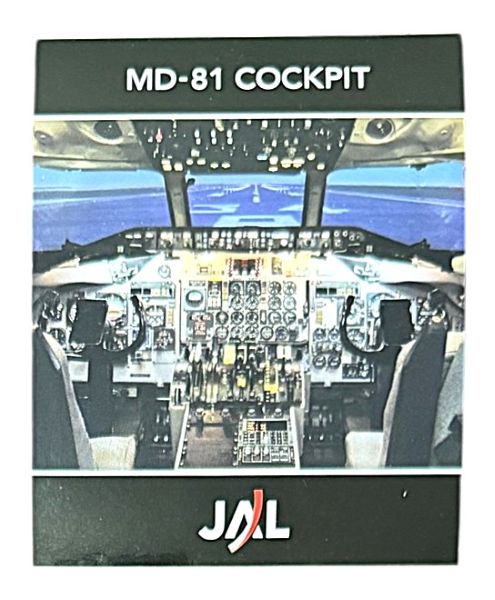 樂天商城 - 【期間限定ポイント10倍】日本航空 マクドネル ダグラス MD-81 コクピット ステッカー JAL COCKPIT STICKER 航空機 飛行機 ジェット 旅行 シール コレクション 新品
