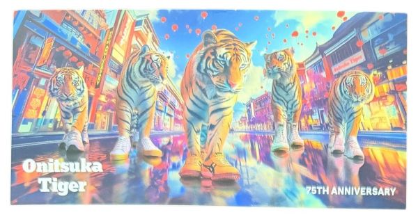 Rakuten - オニツカタイガー 75周年 記念 ステッカー ONITSUKA TIGER 75th ANNIVERSARY STICKER アシックス メキシコ 鬼塚 シール スニーカー 企業物