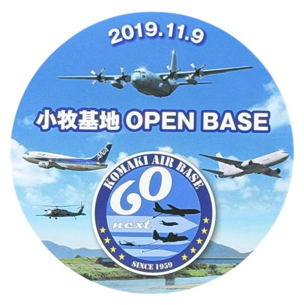 樂天商城 - 航空自衛隊 小牧基地 60周年記念 航空祭 2019 ステッカー KOMAKI AIR BASE 60Th STICKER 全日空 ANA 飛行機 戦闘機 航空機 JASDF シール
