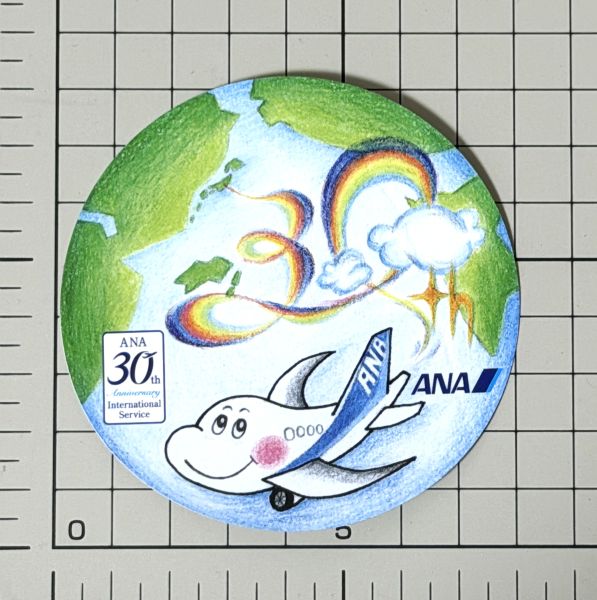 ������ ���������ؽ���30��ǯ ���ƥå��� ANA 30th ANNIVERSARY INTERNATIONAL STICKER ��ǰ �Ҷ��� ���Ե� �� ������ ���쥯����� ����