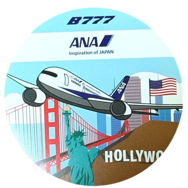 ANA 国際線就航33周年記念ステッカー 限定シール 2枚セット ANA 国際線就航40周年 ステッカー - メルカリ