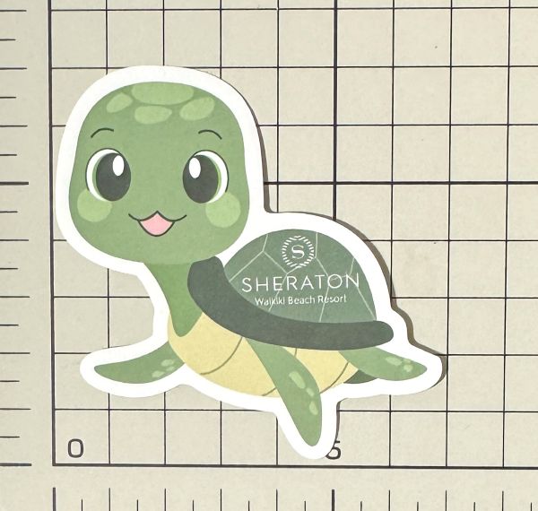 ��ͭ ������ȥ� �磻���� �ӡ����꥾���� ���ƥå��� �� SHERATON WAIKIKI STICKER �ϥ磻 HAWAII �ۥƥ� HOTEL ���쥯����� ���� ����