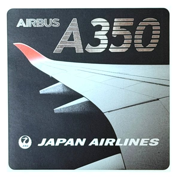 樂天商城 - JAL エアバス A350 2号機 革新 シルバー ステッカー 日本航空 AIRBUS JAPAN AIRLINES STICKER 羽 飛行機 航空機 シール コレクション 新品