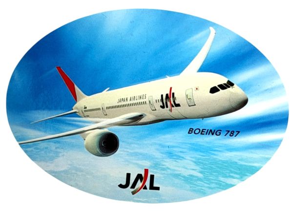 樂天商城 - JAL 787 ステッカー 日本航空 ボーイング BOEING STICKER 飛行機 ジェット シール 航空機 JAPAN AIRLINES 旅行 コレクション ネコポス 新品