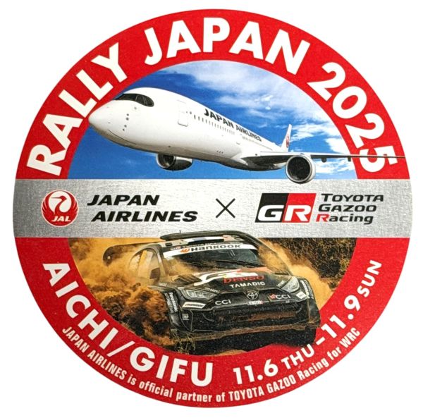 樂天商城 - ラリー ジャパン 2025 ステッカー RALLY JAPAN STICKER WRC AICHI GIFU TOYOTA GAZOO GR JAL 日本航空 航空機 シール レース コレクション
