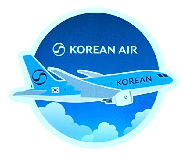 Rakuten - 大韓航空 ステッカー Korean Air STICKER コリアンエア 航空機 飛行機 旅行 シール エアライン コレクション カスタム デコ 海外 韓国 新品