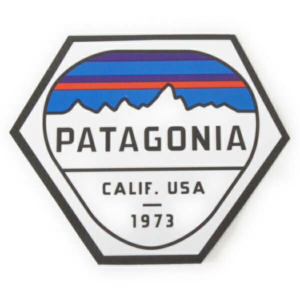 樂天商城 - パタゴニア ステッカー フィッツロイ ヘックス PATAGONIA FITZROY HEX STICKER 山 CLIF USA 1973 シール デカール カスタム コレクション