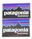 yԌ|Cg3{z󂠂 p p^SjA tbgEFA XebJ[ 2Zbg PATAGONIA FOOTWEAR STICKER tBbcC FITZROY V[ Ly[ p