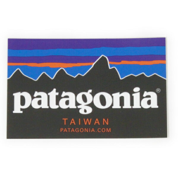 訳有 パタゴニア ステッカー 台湾 PATAGONIA STICKER TAIWAN ご当地 海外 中国 限定 フィッツロイ 店舗 ストア 台北 シール デカール 新品
